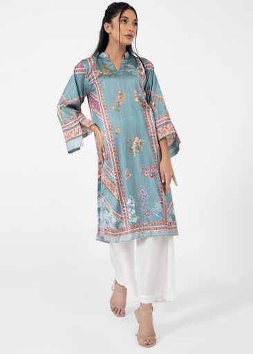 [UGV2142] Kurti in Powder blue by Bareen