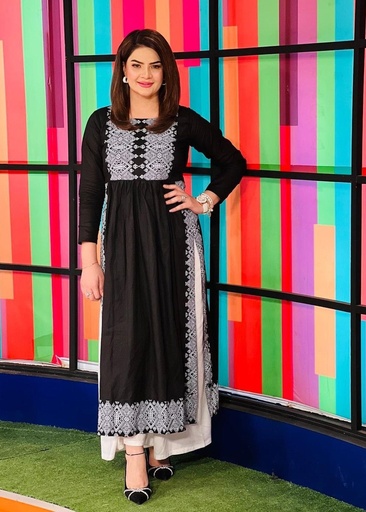 [RCR8259] Kurti in Black by Zeekstore