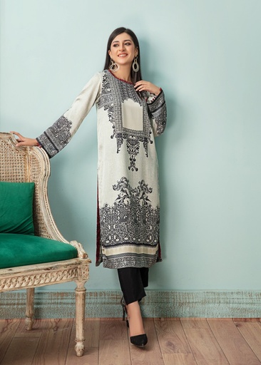 [HSL7480] Kurti in Ivory by Bareen