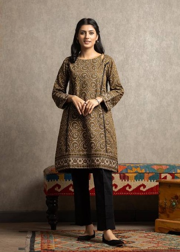 [QDW6040] Kurti in Green by Eraj Hussain