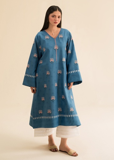 [HCV6531] Kurti in Blue by Sadaf Fawad Khan