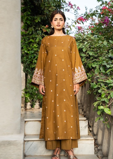 [JRP2458] Kurti in Brown by Kross Kulture
