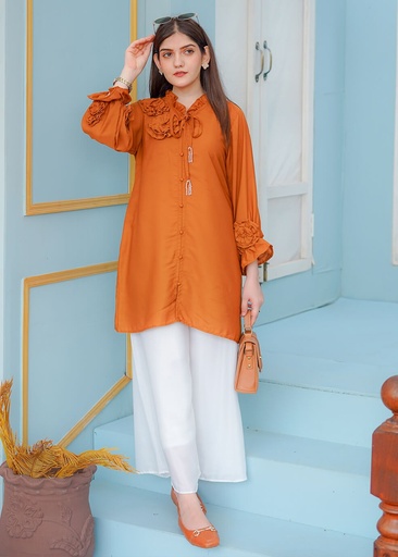 [BND1523] Kurti in Rust by Elara Official