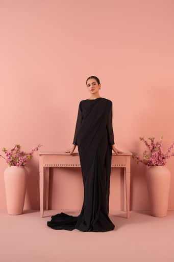 [KEX9815] Saree in Black by RSM Collection