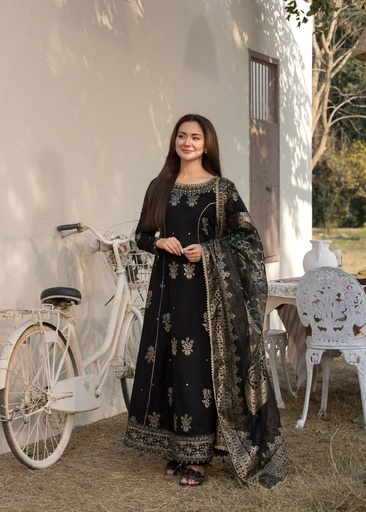 [ECV7765] Pishwas in Black by Ally's Pret