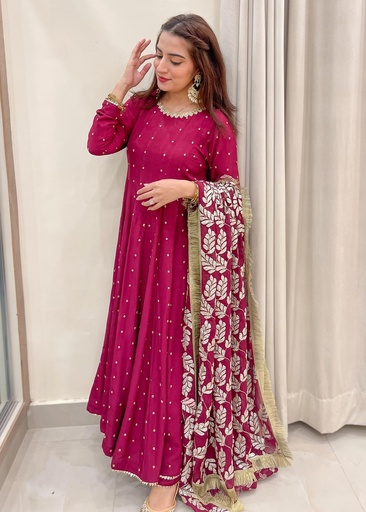 [HNO0630] Pishwas in Maroon by Misl
