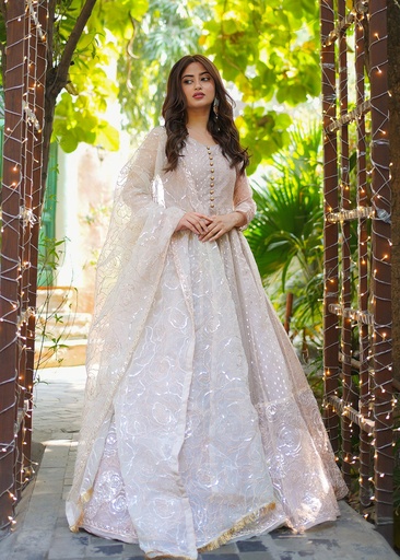 [GOY0698] Pishwas in Ivory by Tabassum
