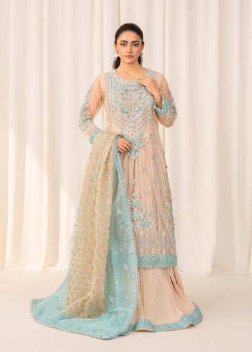 [KRY3999] Lehenga in Cream by Decor Fashion
