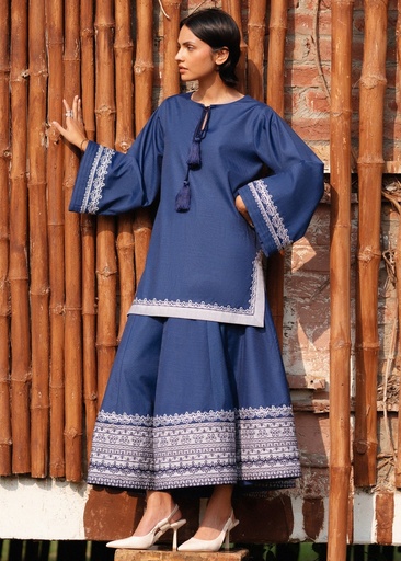 [EPQ0941] Lehenga in Blue by Jahaan