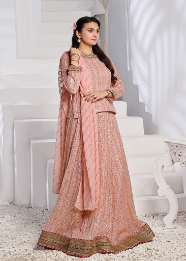 [WET0314] Lehenga in Pink by Ayesha Closet