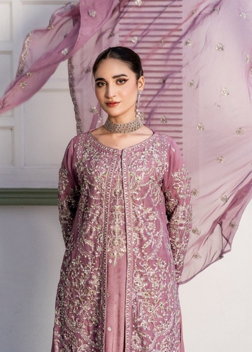 [KPV8391] Gown in Zinnia pink by Fog