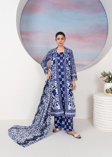 [FYW7721] Gown in Dark blue by Tamanna E Libas