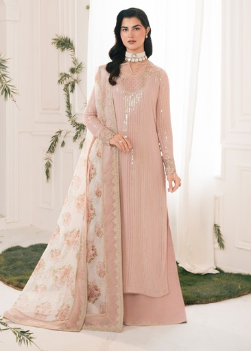 [LQP3806] Kurta Set in Pink by Rang-e-Haya