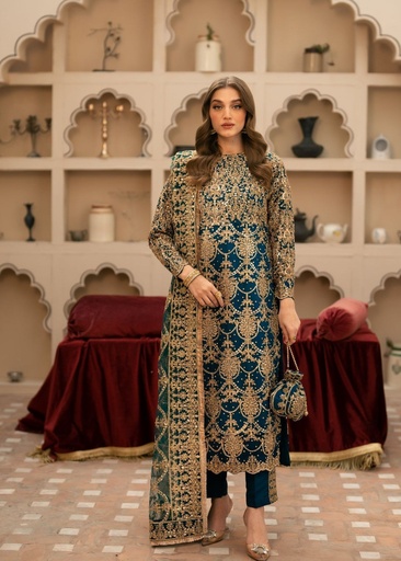 [SFY2085] Kurta Set in Dark blue by Haseens Official