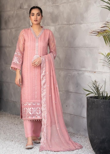[ISC9173] Kurta Set in Tea rose pink by Agha Jaan