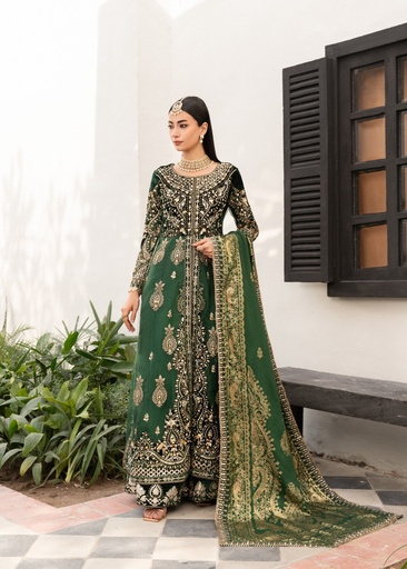 [HIL0050] Kurta Set in Green by Sajni Fashion