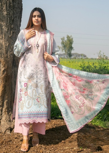 [RXP8475] Kurta Set in Pastel pink by Chandan Nagri