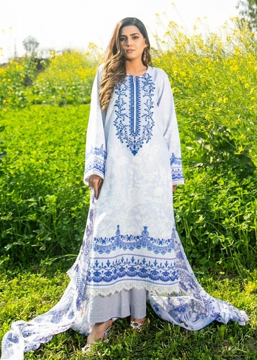 [POS2552] Kurta Set in Light blue by Chandan Nagri
