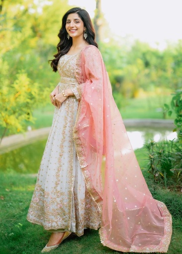 [RNC0365] Maxi in Beige by Haseens Official