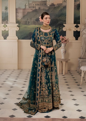 [DLW0341] Maxi in Teal by Haseens Official