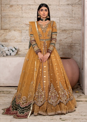 [SHW8122] Maxi in Mustard by Diara Couture