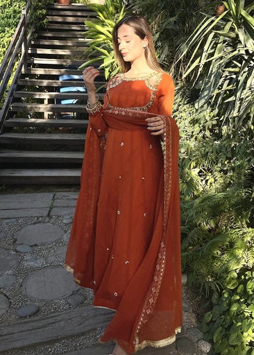 [JVM2178] Maxi in Orange by Laal Clothing