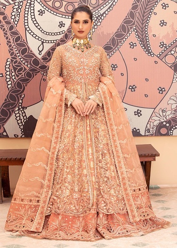 [NMG5917] Maxi in Peach pink by Diara Couture