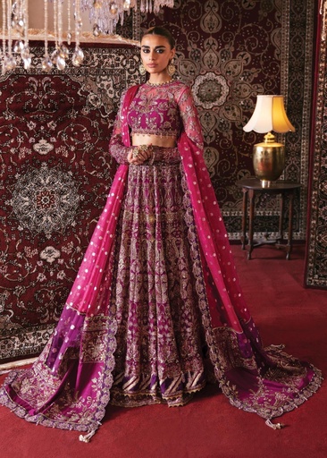[PMY9093] Maxi in Magenta by Afrozeh