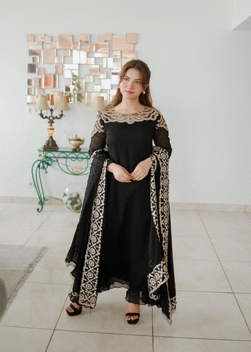 [NIL6125] Maxi in Jet black by Alyssa