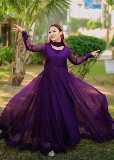 [TCS9274] Maxi in Plum by Anabiya