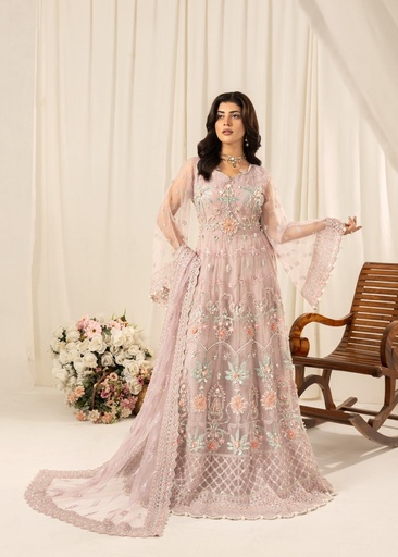 [VEH7584] Maxi in Mauve pink by Malhaar