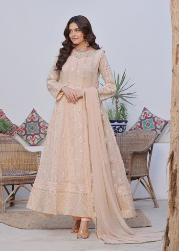 [TLB8469] Maxi in Peach pink by Alsiyab