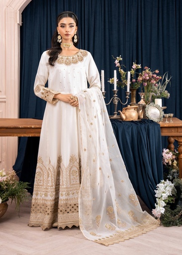 [BXI5176] Maxi in Off-white by Diara Couture