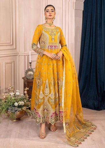 [WYF6720] Maxi in Mustard by Diara Couture