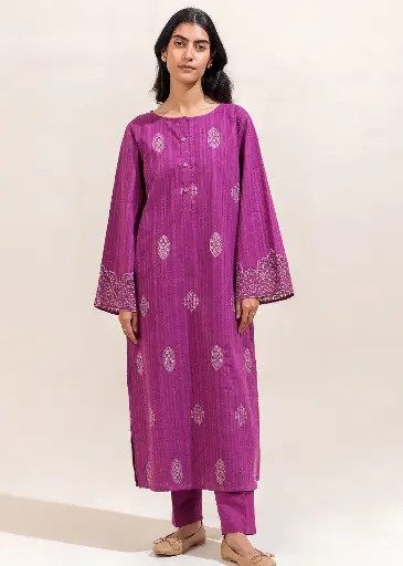 1 PIECE EMBROIDERED LENO KARRA SHIRT